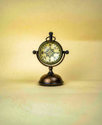 Antiqula Epoch 3.1 Vintage Brass Spherical Desk Clock