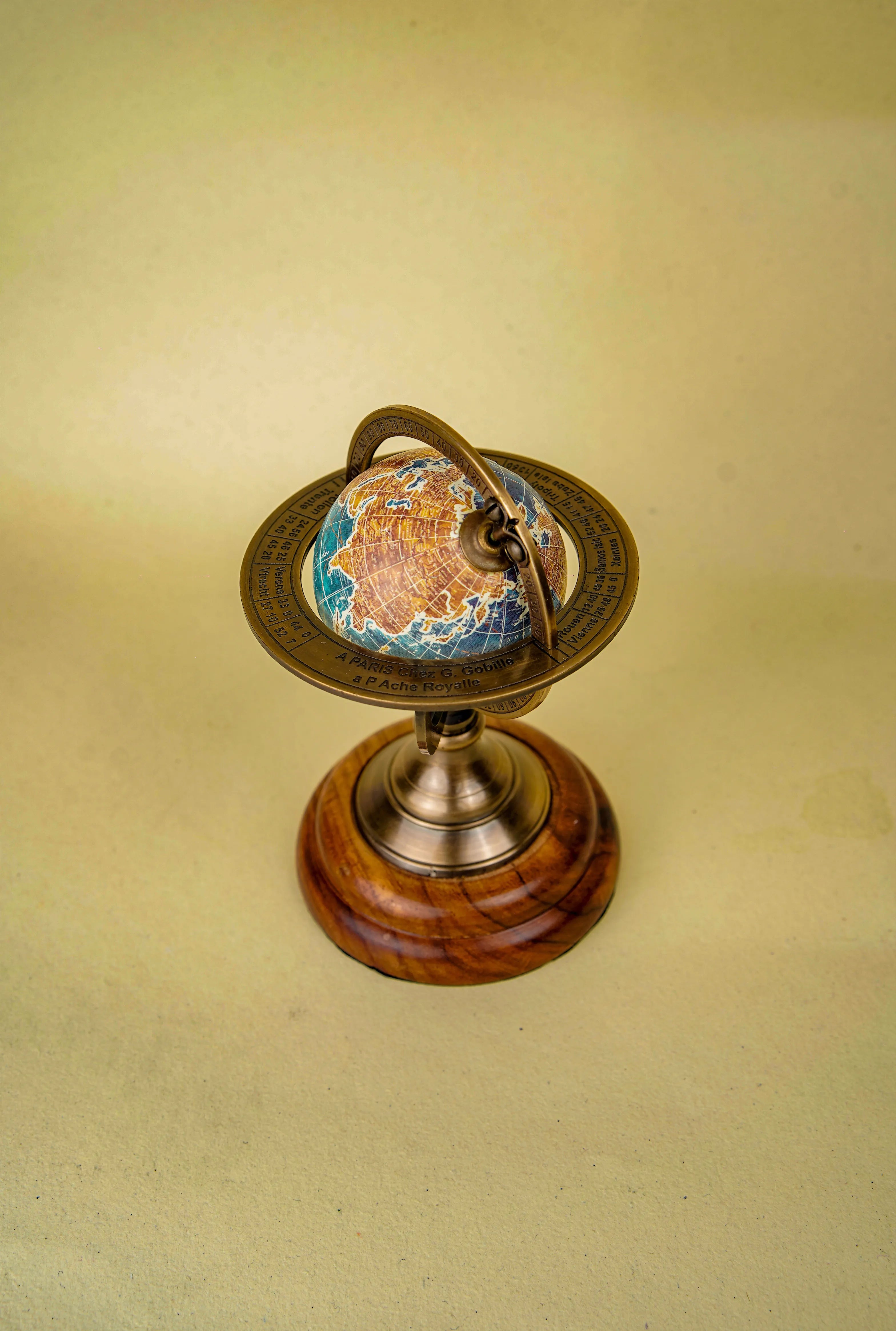 Astra 6.1 Armillary Globe on Wooden Base