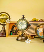 Antiqula Epoch 3.1 Vintage Brass Spherical Desk Clock