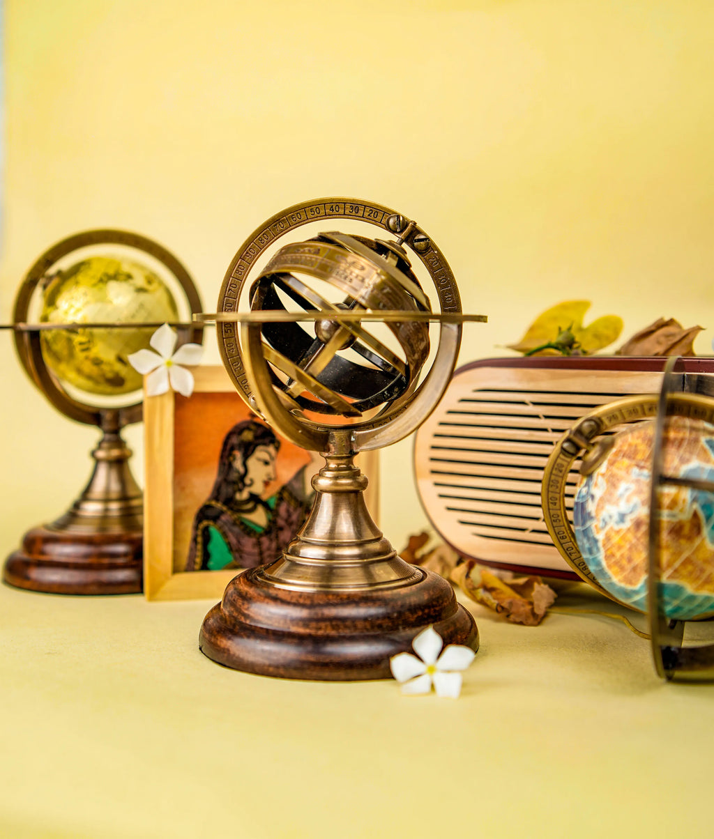 Astra 6.3 – Classic Armillary Sphere on Wooden Base